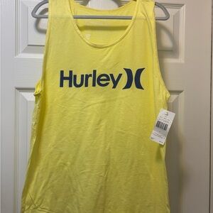 Hurley Lemon Yellow Tank Top NWT